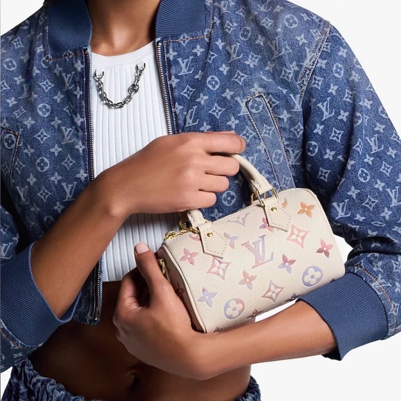 💜Louis Vuitton Limited Edition Momogram  Dream Empriente Nano Speedy Crossbody🩷 - Picture 5 of 15